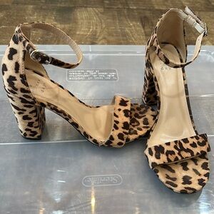 Targets new day cheetah print sandals